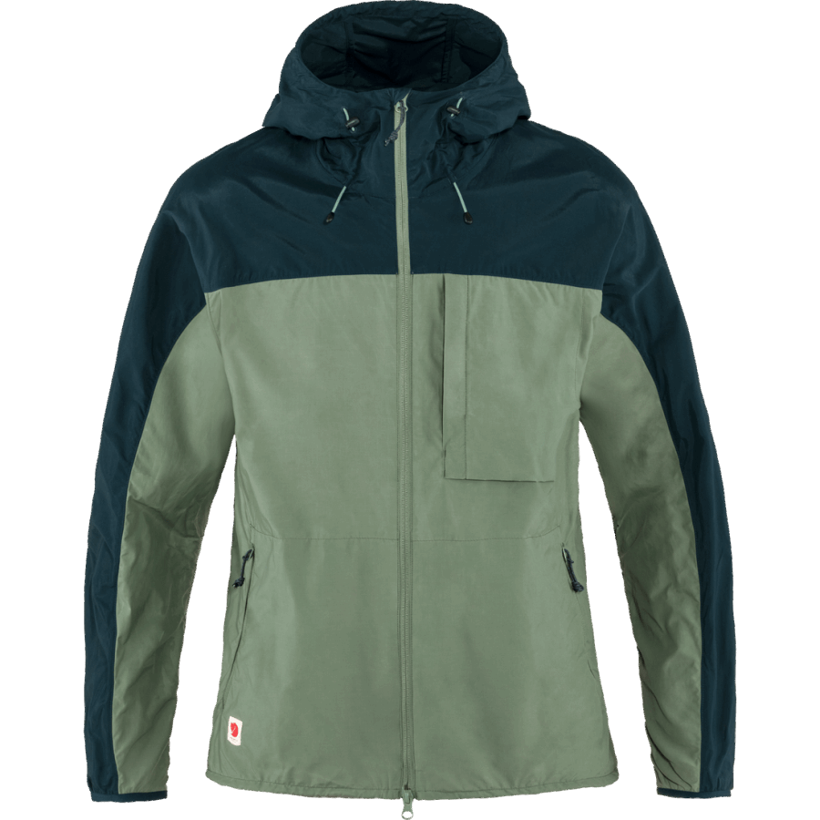 Fjällräven Patina Green-Navy High Coast Wind Jacket M