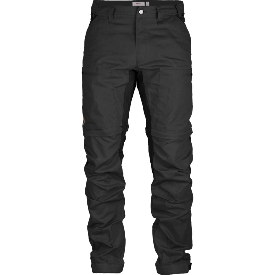 Abisko Lite Trekking Zip-Off Trousers M Regular Fjällräven Dark Grey/Black
