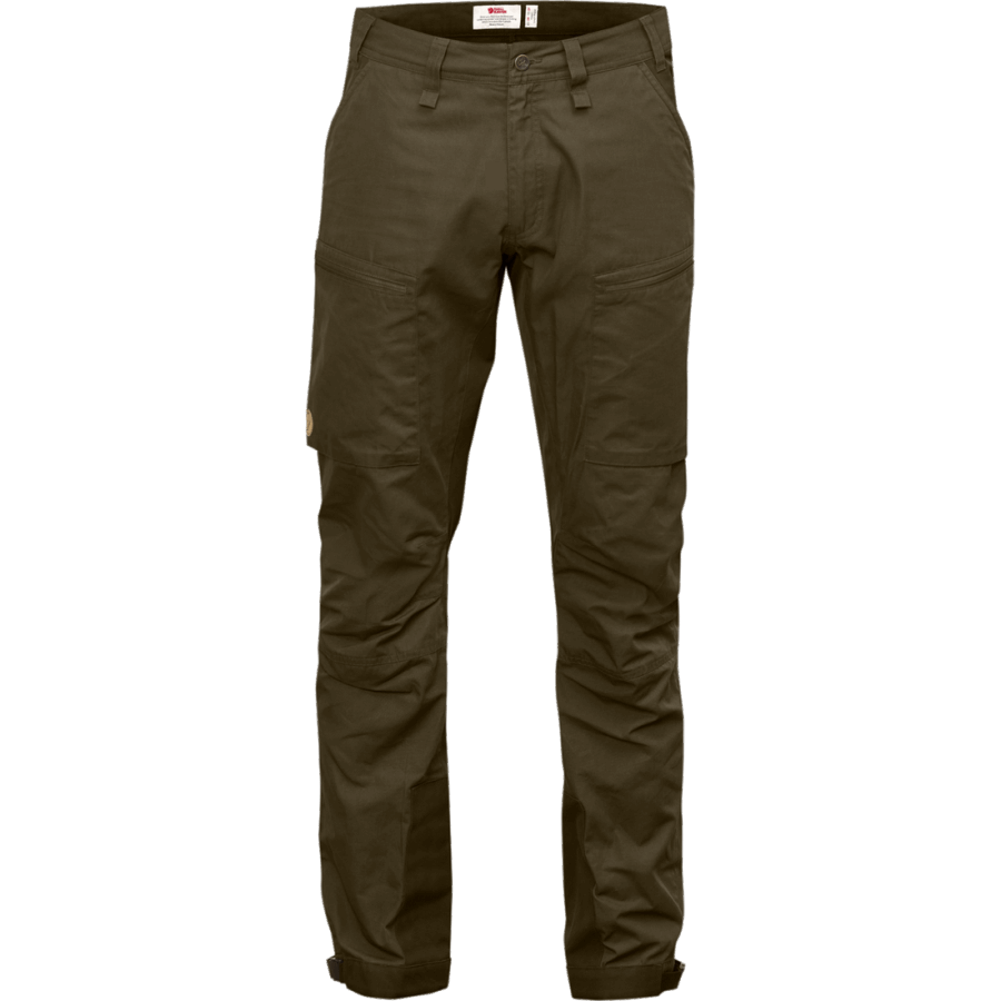 Fjällräven Dark Olive-Dark Olive Abisko Lite Trekking Trousers M Regular