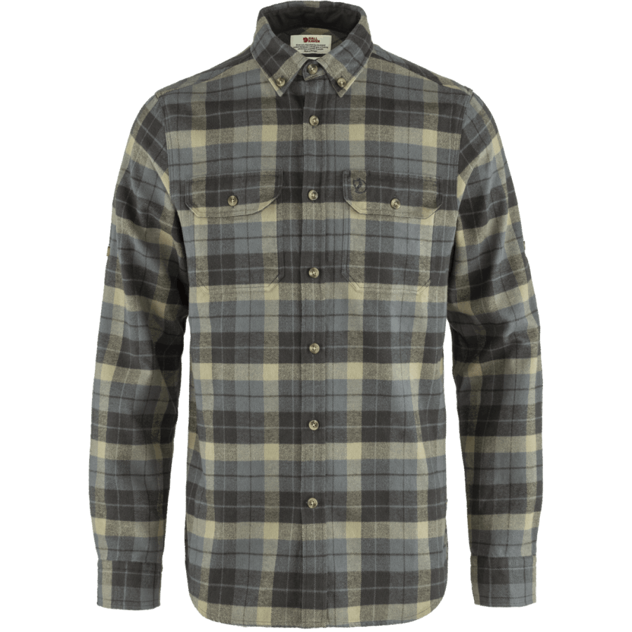 Fjällräven Super Grey/Stone Grey Singi Heavy Flannel Shirt M