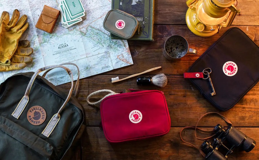 Kånken Travel Wallet Fjällräven Brand Spicy Orange