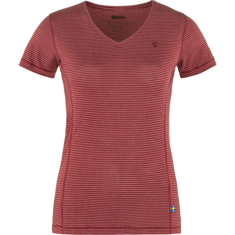 Pomegranate Red Fjällräven Abisko Cool T-Shirt W