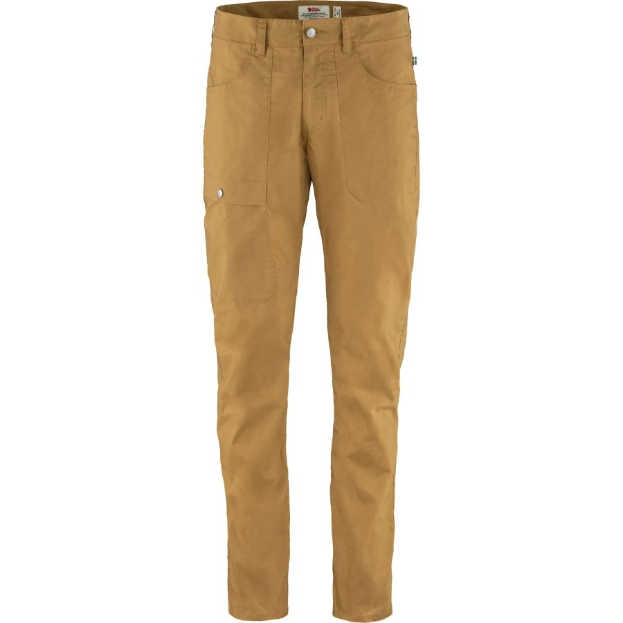 Buckwheat Brown Fjällräven Vardag Lite Trousers M Long
