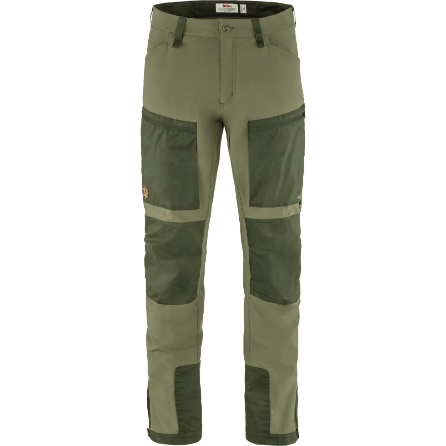 Laurel Green-Deep Forest Fjällräven Brand Keb Agile Trousers M