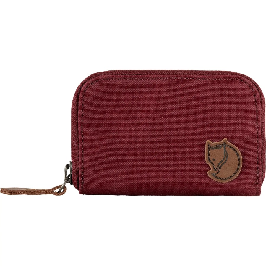 Zip Card Holder Fjällräven Brand Bordeaux Red