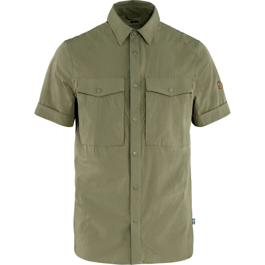 Abisko Trekking Shirt Ss M Light Olive Fjällräven