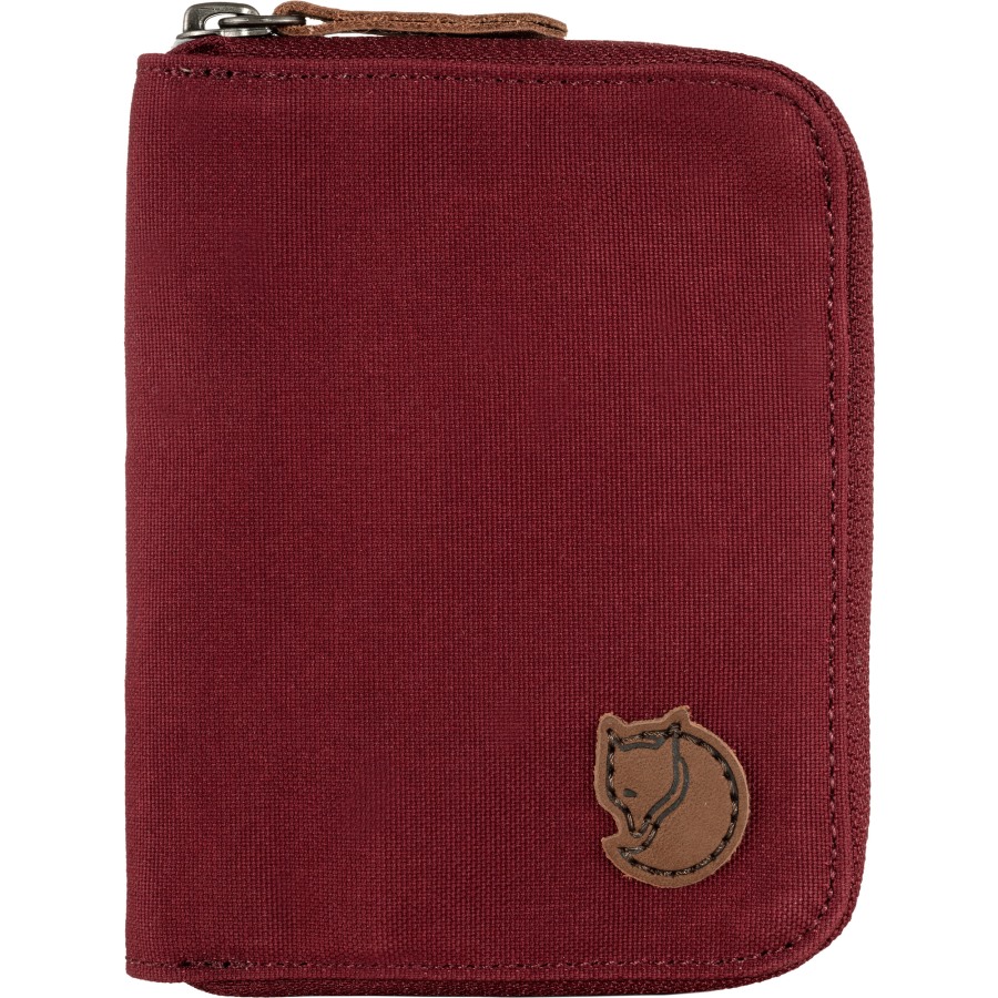 Bordeaux Red Zip Wallet Fjällräven