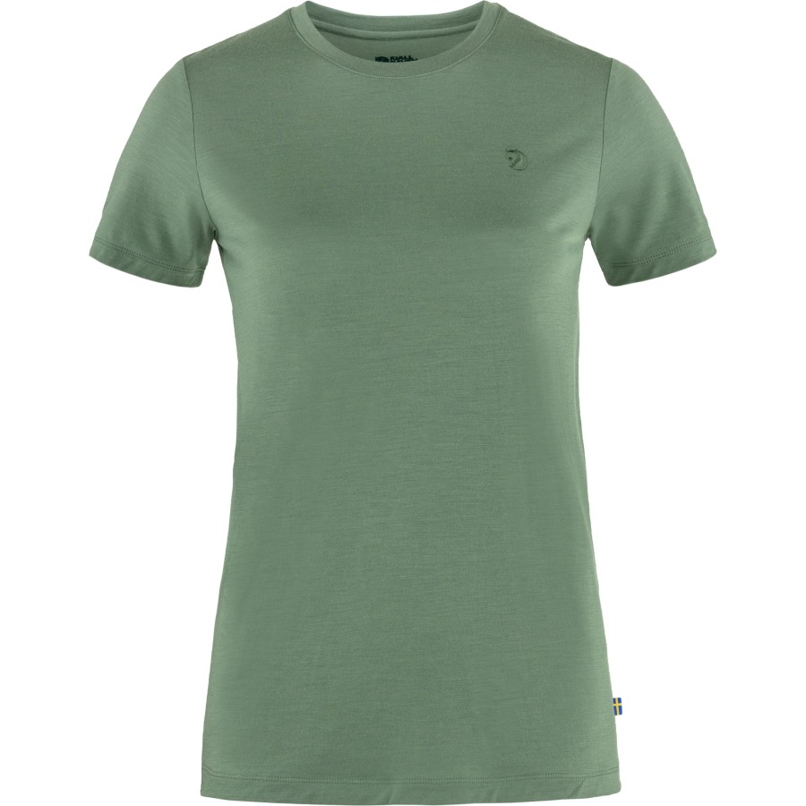 Abisko Wool Ss W Fjällräven Patina Green