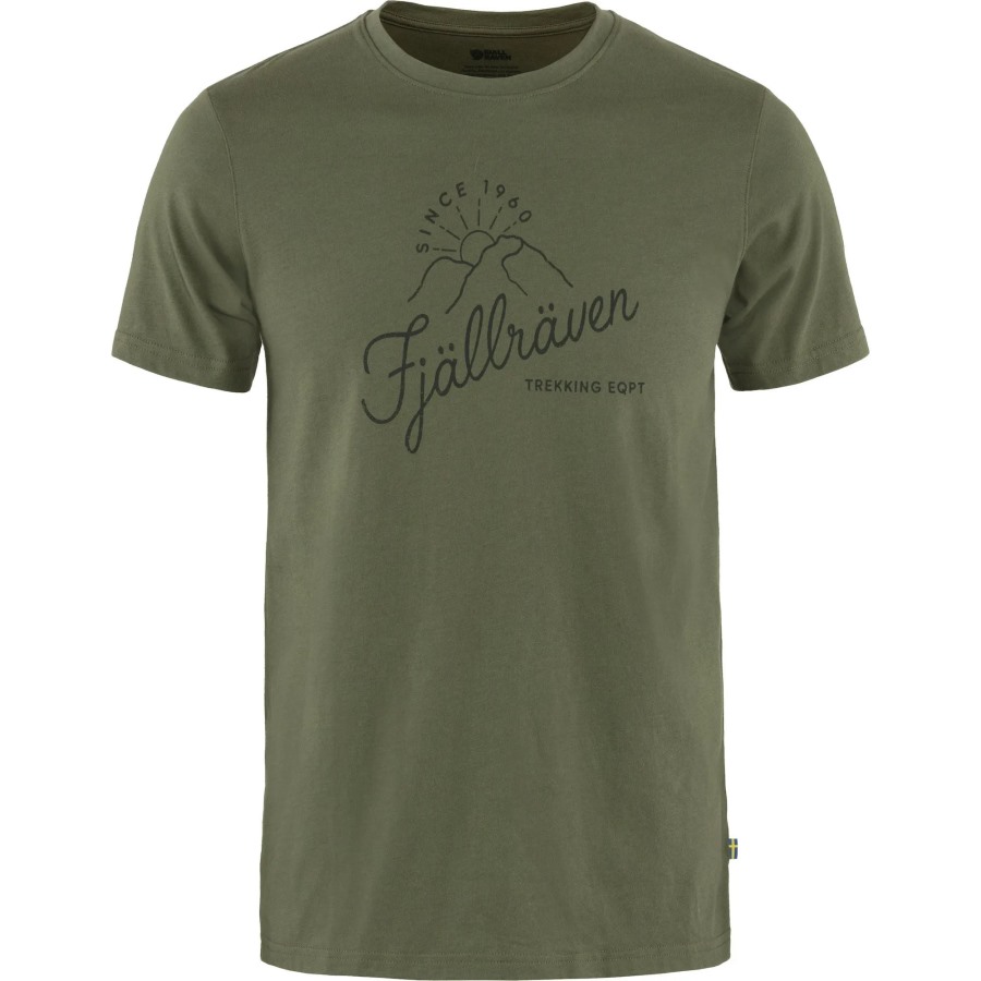 Sunrise T-Shirt M Fjällräven Laurel Green