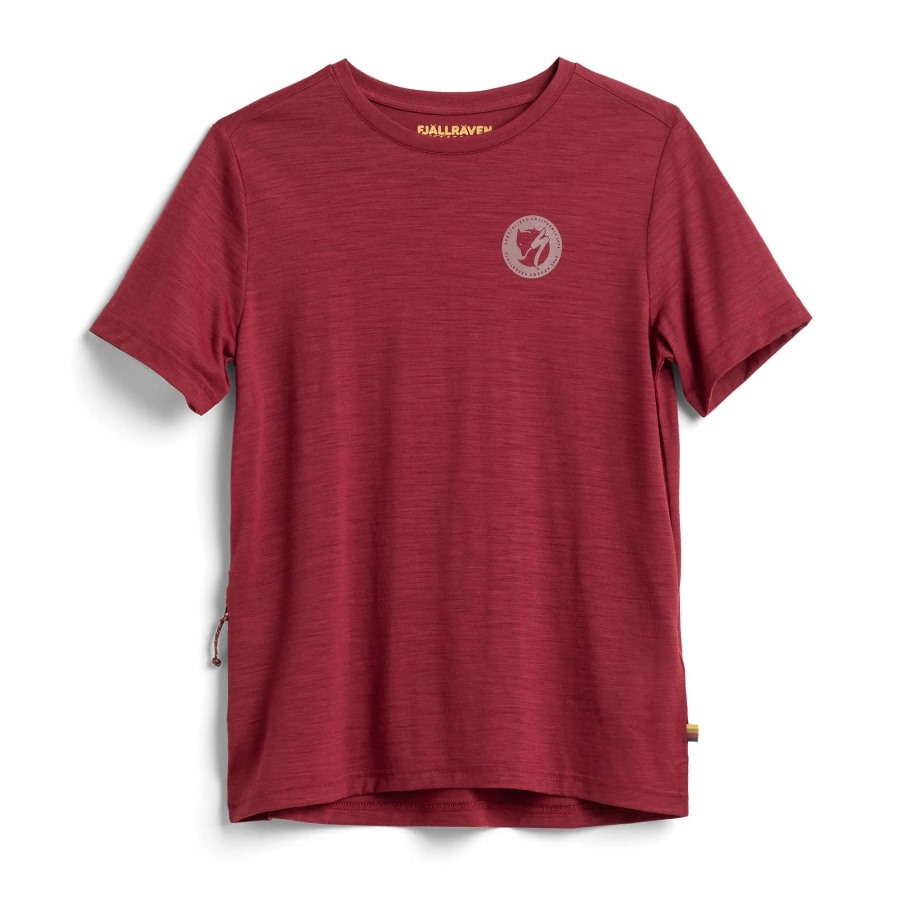 Fjällräven Pomegranate Red S/F Wool T-Shirt W
