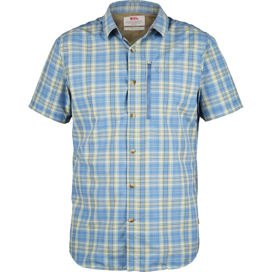Fjällräven Abisko Hike Shirt Ss M Blue Ridge