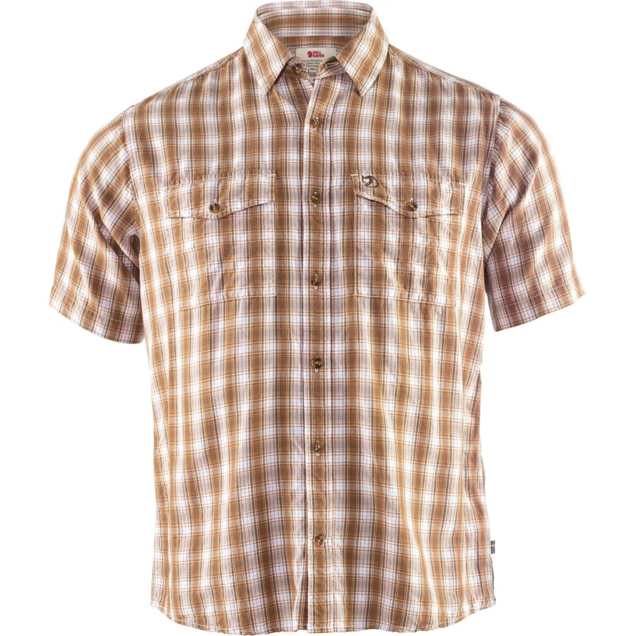 Abisko Cool Shirt Ss M Dark Sand Fjällräven