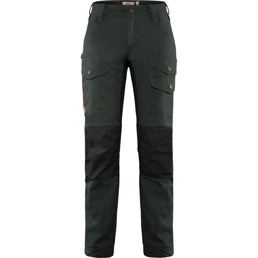 Dark Grey-Black Fjällräven Vidda Pro Ventilated Trousers W Reg