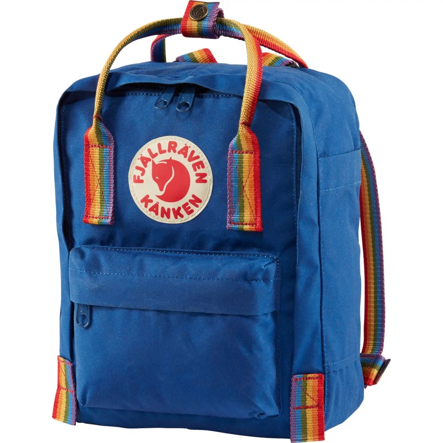 Deep Blue-Rainbow Pattern Fjällräven Kånken Rainbow Mini