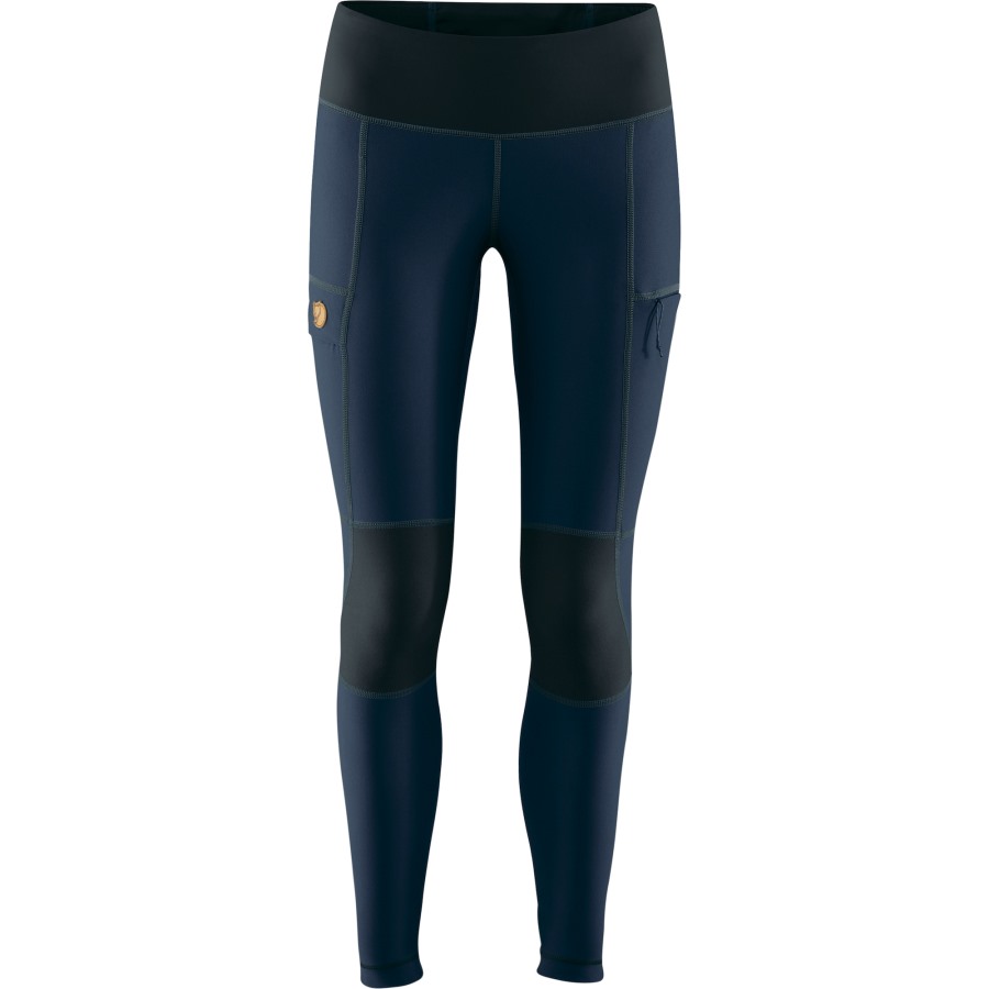 Navy-Dark Navy Abisko Trail Tights W Fjällräven
