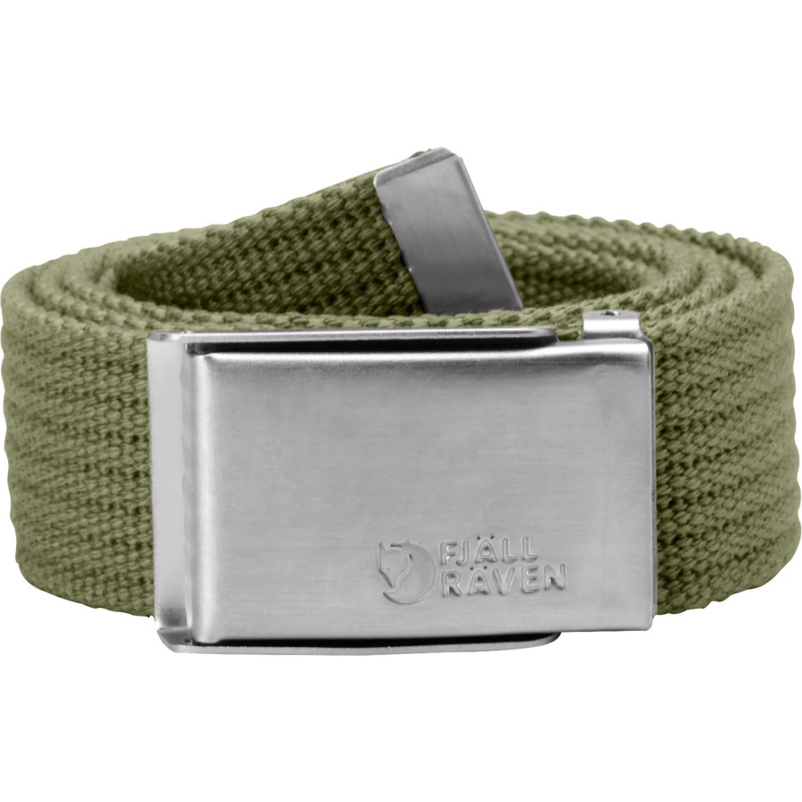 Canvas Belt Green Fjällräven Brand