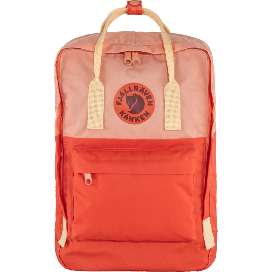Kånken Art Laptop 15 Fjällräven Poppy Fields-Cotton Sky