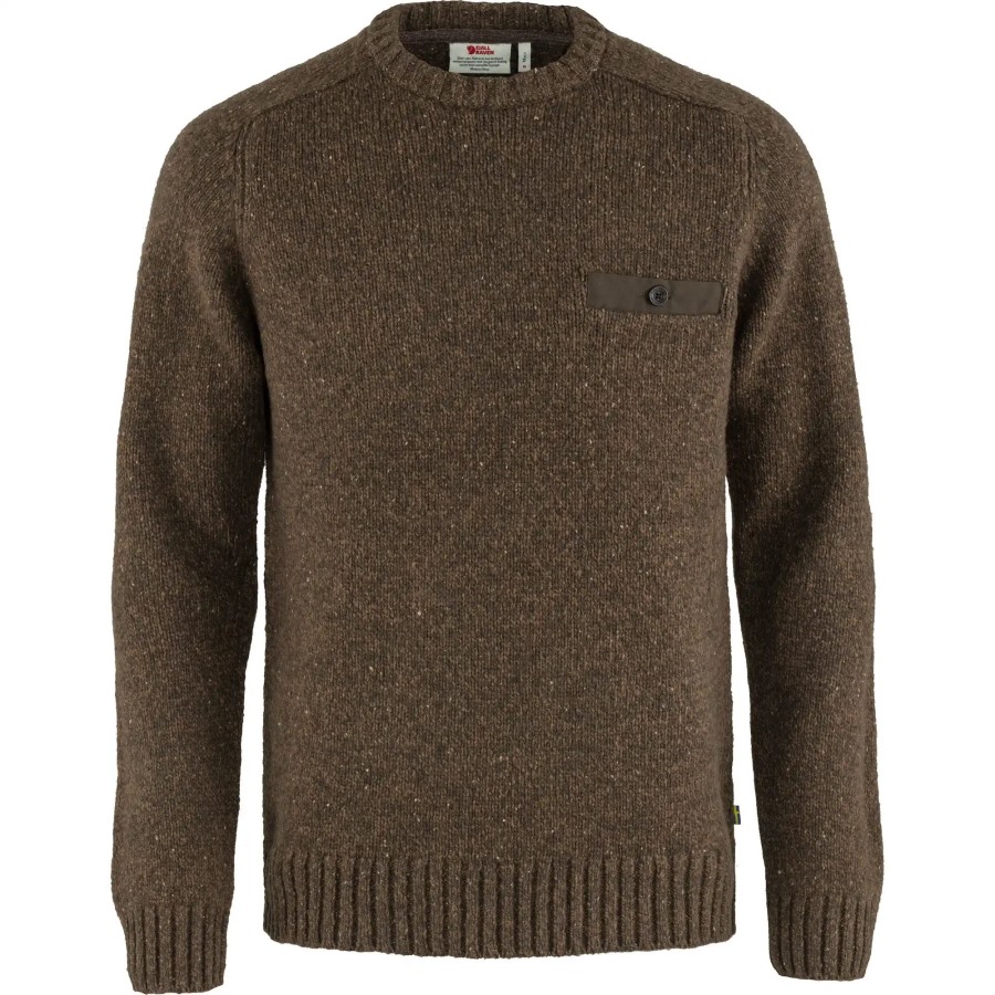 Lada Round-Neck Sweater M Bogwood Brown Fjällräven