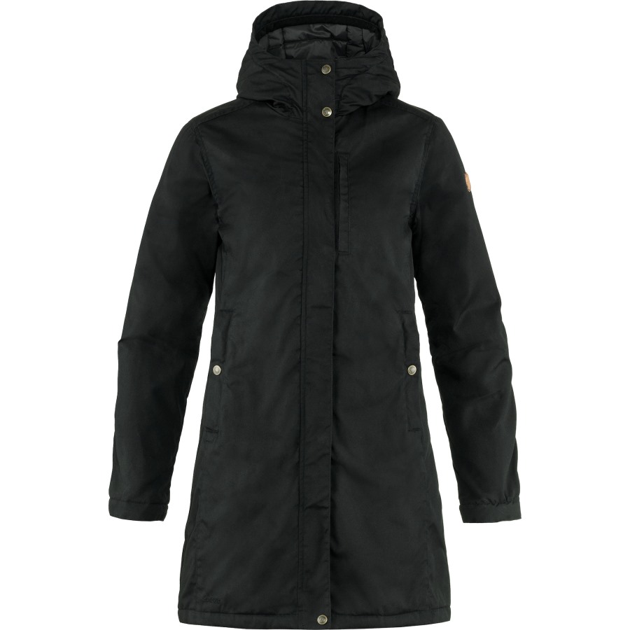Black Fjällräven Kiruna Padded Parka W