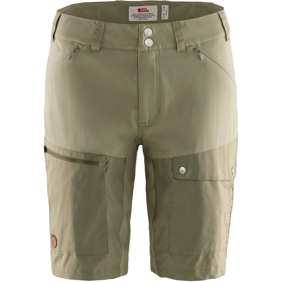 Abisko Midsummer Shorts W Savanna-Light Olive Fjällräven