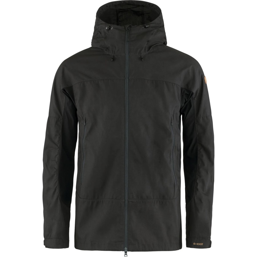 Abisko Lite Trekking Jacket M Dark Grey-Black Fjällräven