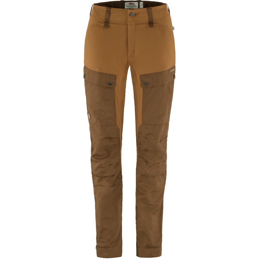 Timber Brown-Chestnut Keb Trousers Curved W Reg Fjällräven