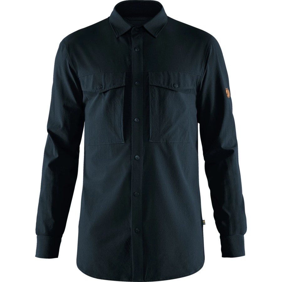 Abisko Trekking Shirt M Dark Navy Fjällräven