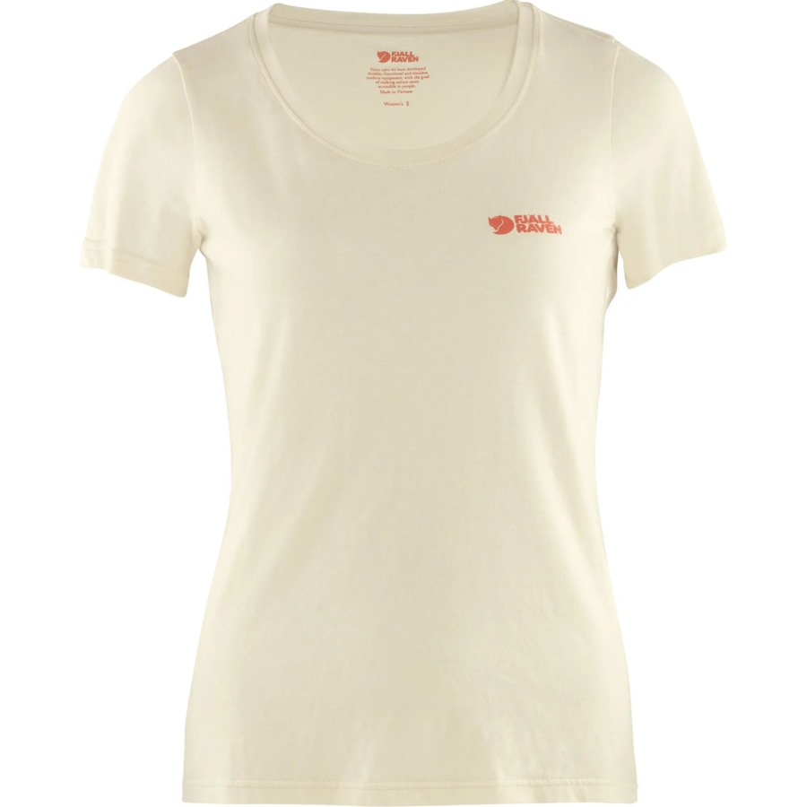 Chalk White Logo T-Shirt W Fjällräven
