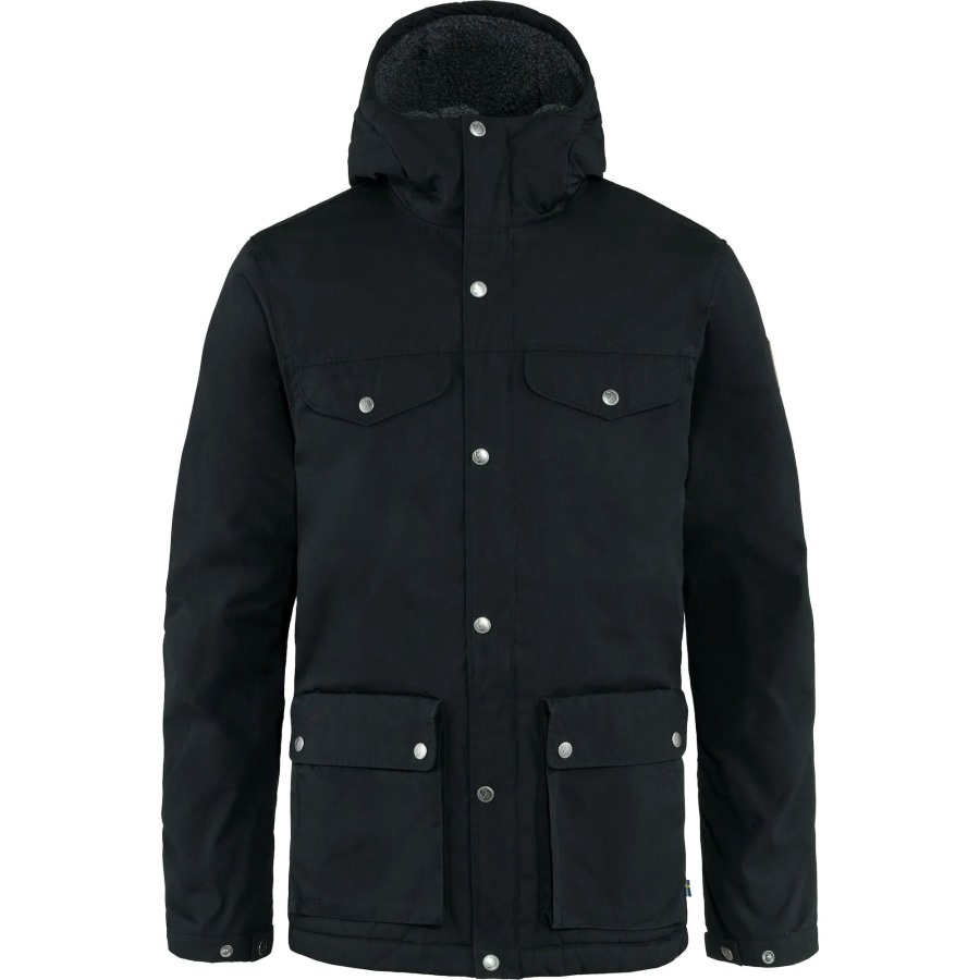 Black Fjällräven Brand Greenland Winter Jacket M