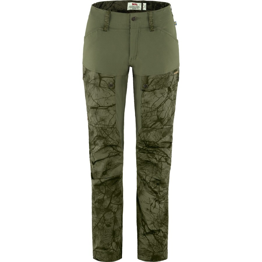 Green Camo-Laurel Green Keb Trousers W Reg Fjällräven