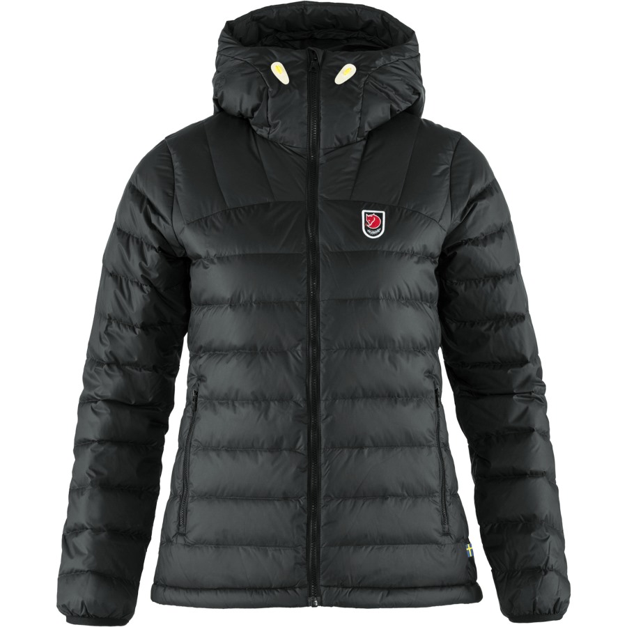 Black Expedition Pack Down Hoodie W Fjällräven