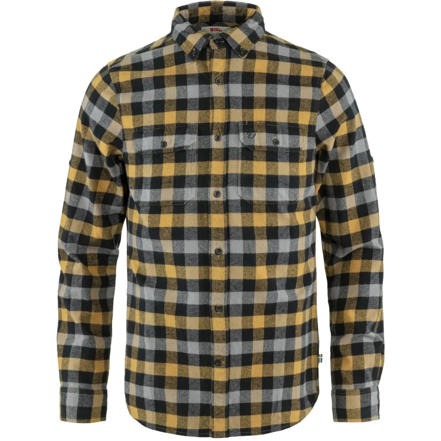 Skog Shirt M Fjällräven Buckwheat Brown-Black