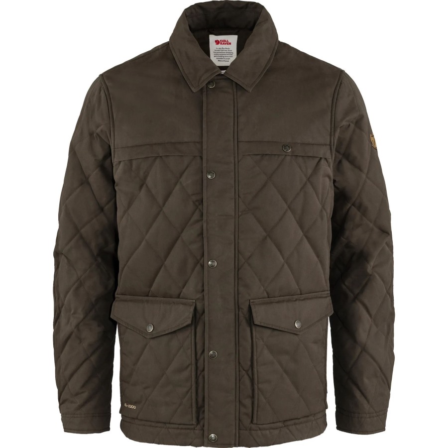 Dark Olive Fjällräven Brand Övik Wool Padded Jacket M
