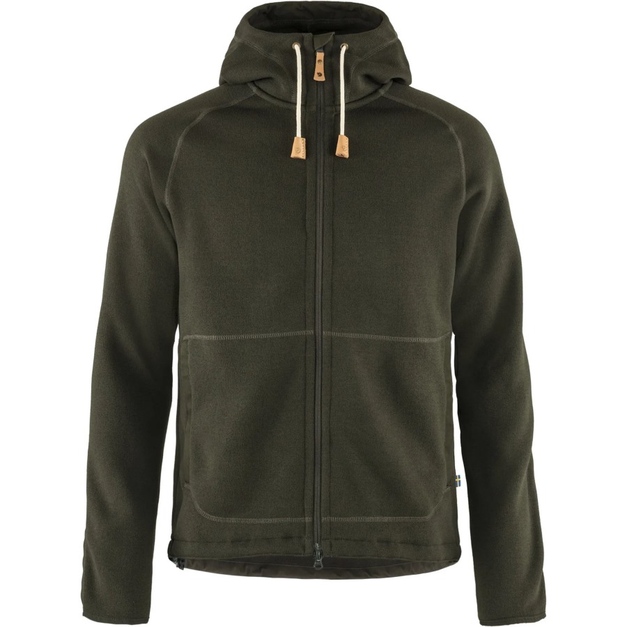Deep Forest Övik Fleece Hoodie M Fjällräven