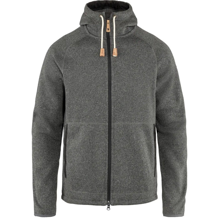 Övik Fleece Hoodie M Fjällräven Dark Grey