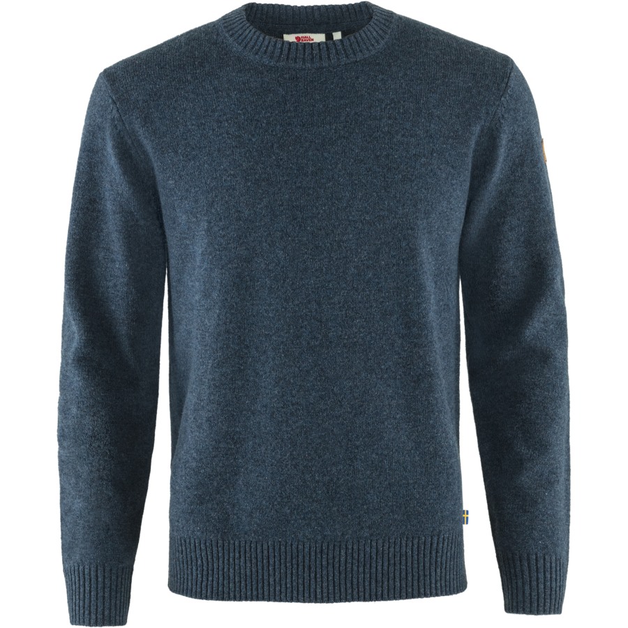 Fjällräven Övik Round-Neck Sweater M Navy