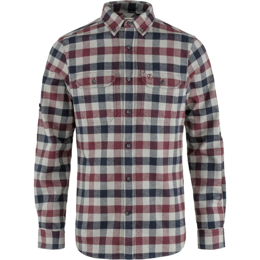 Skog Shirt M Dark Garnet-Fog Fjällräven