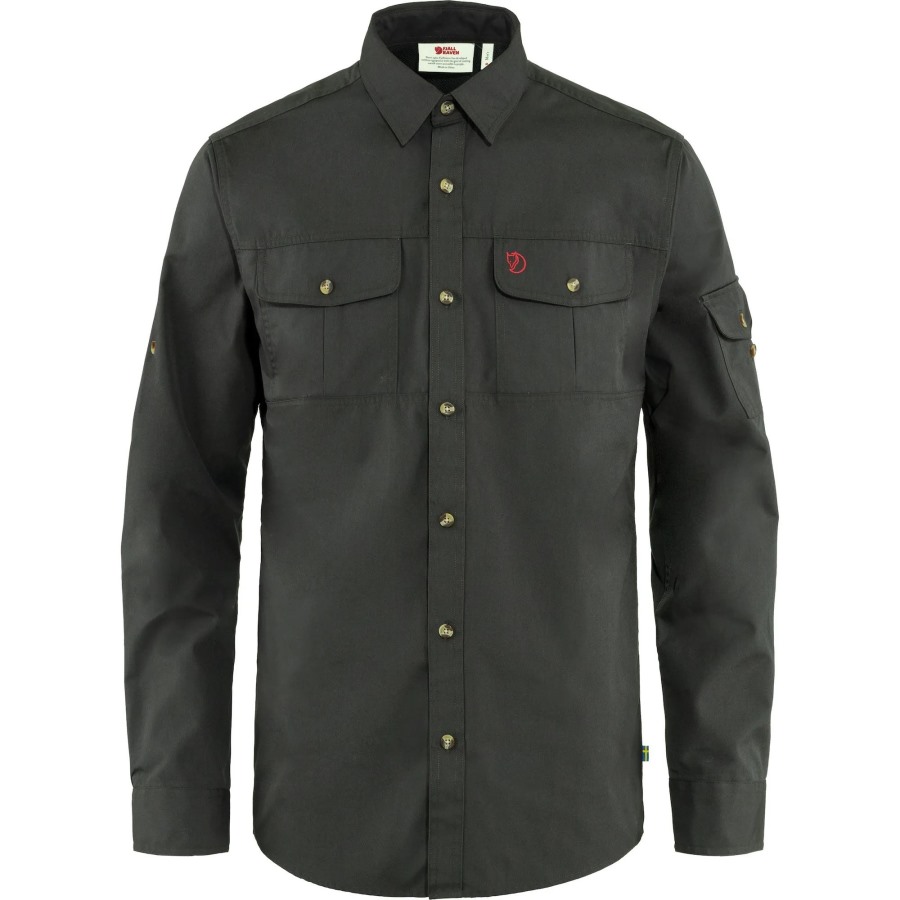 Dark Grey Singi Trekking Shirt Ls M Fjällräven