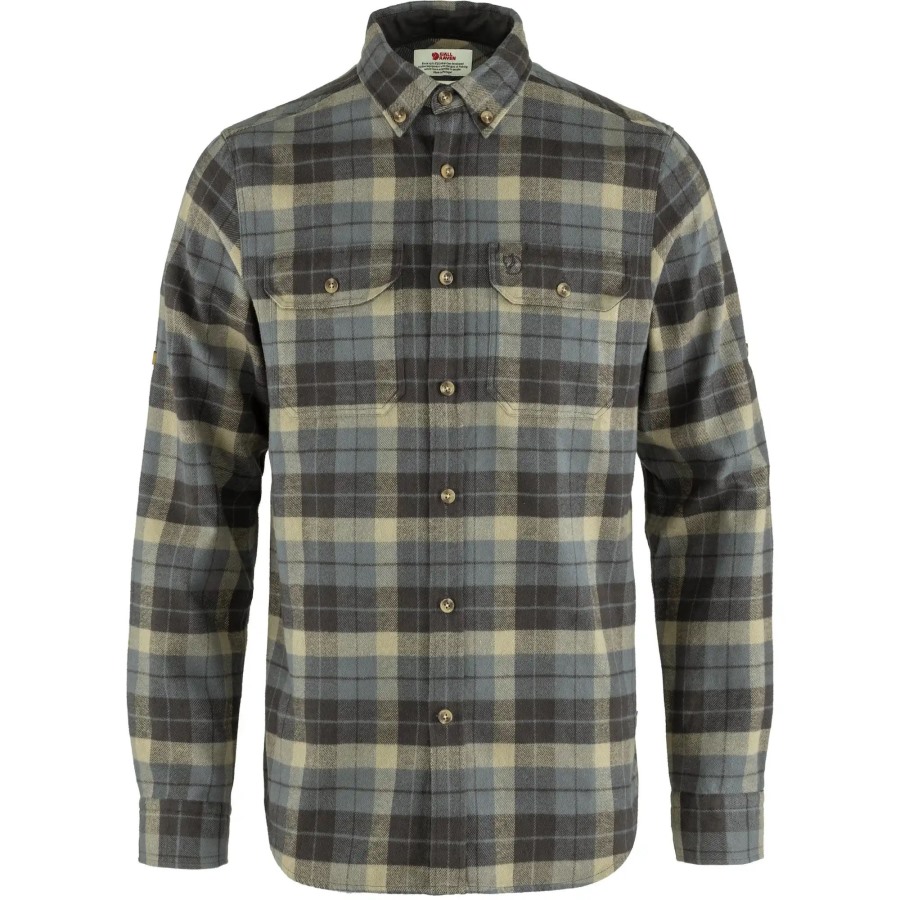 Fjällräven Singi Heavy Flannel Shirt M Super Grey-Stone Grey