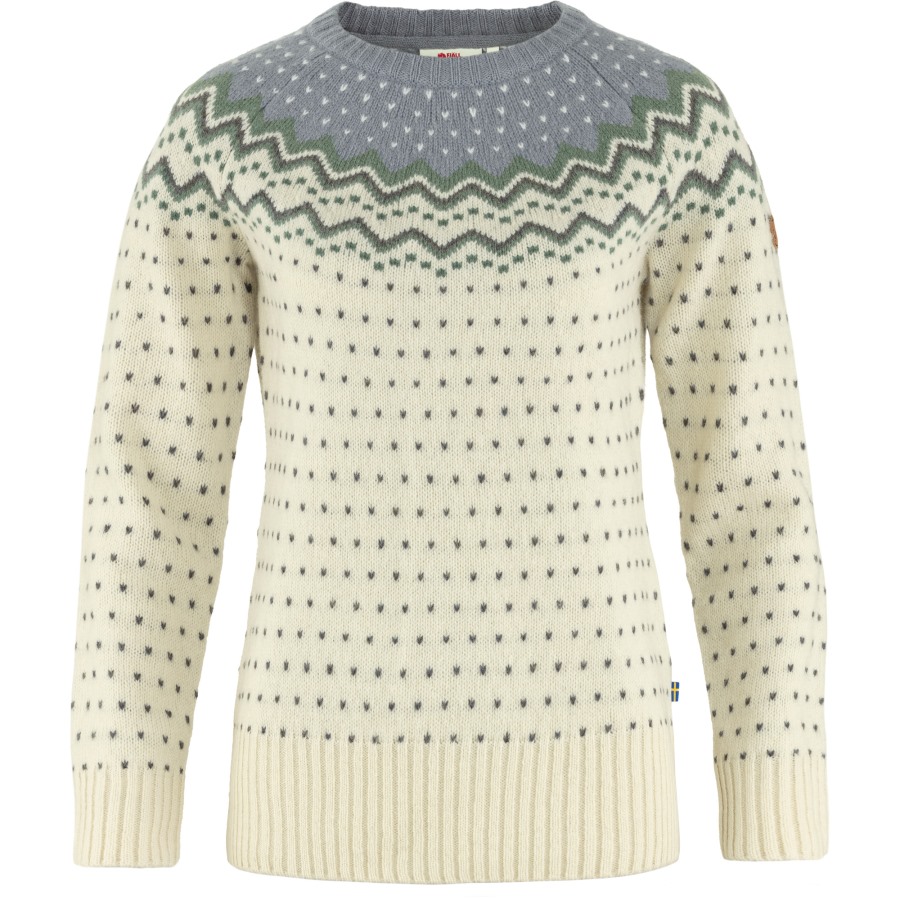 Övik Knit Sweater W Chalk White-Flint Grey Fjällräven