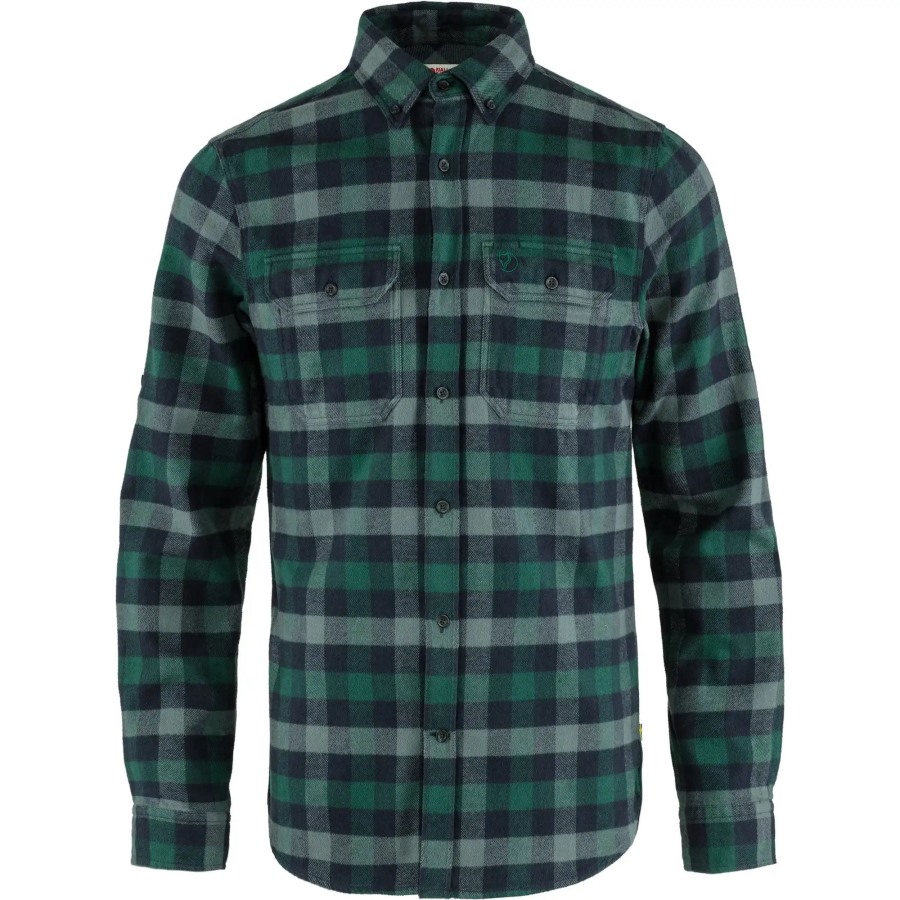 Fjällräven Skog Shirt M Arctic Green-Dark Navy