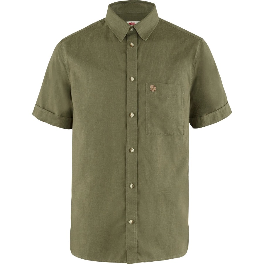 Fjällräven Green Övik Travel Shirt Ss M