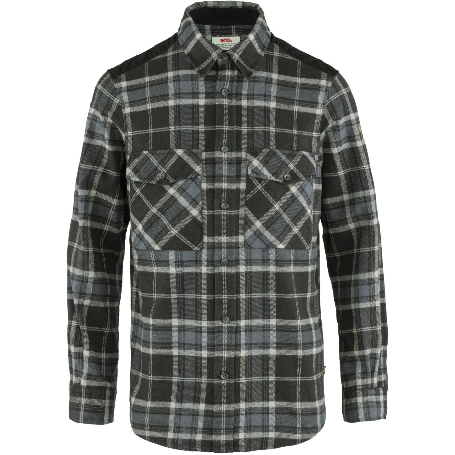 Fjällräven Övik Twill Shirt M Black-Fog