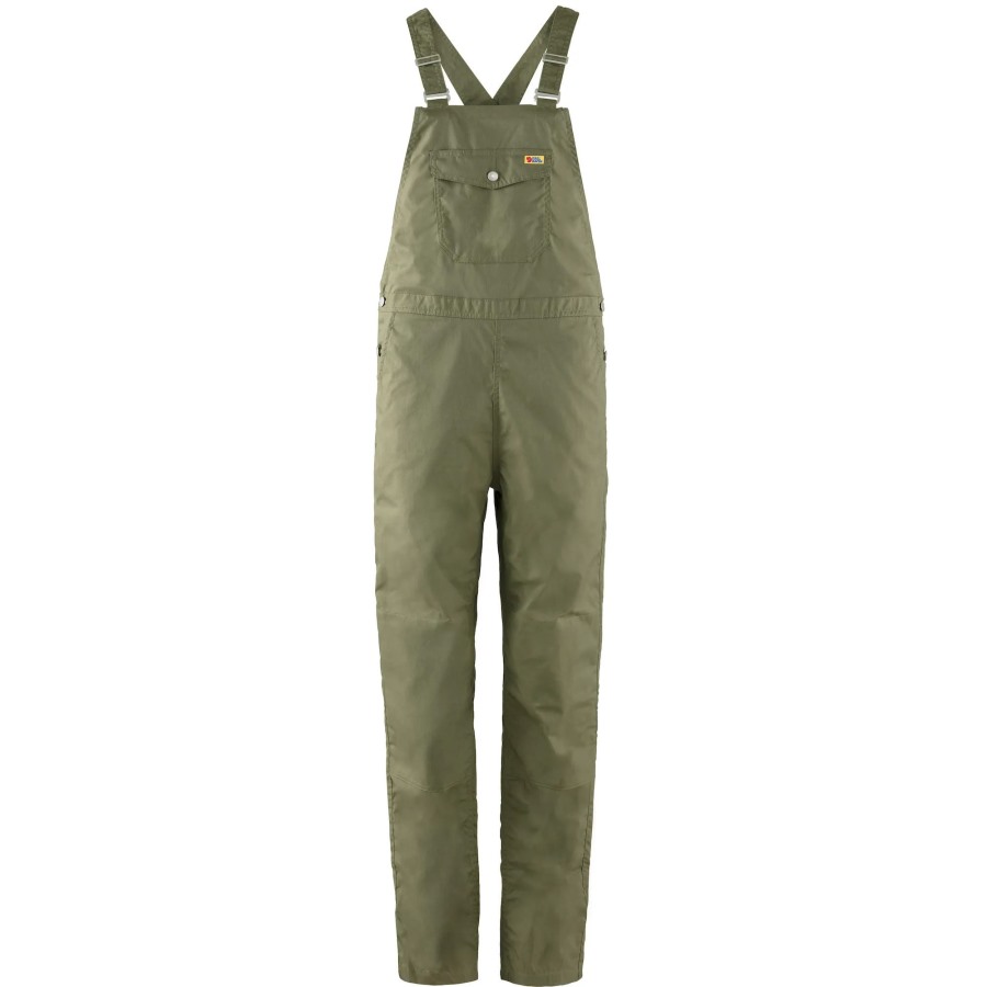 Fjällräven Green Vardag Dungaree Trousers W