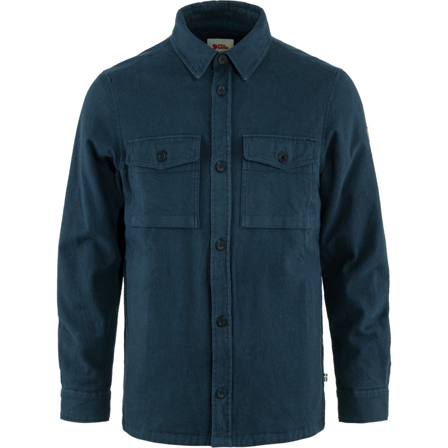 Fjällräven Dark Navy-Dark Navy Övik Lite Padded Shirt M