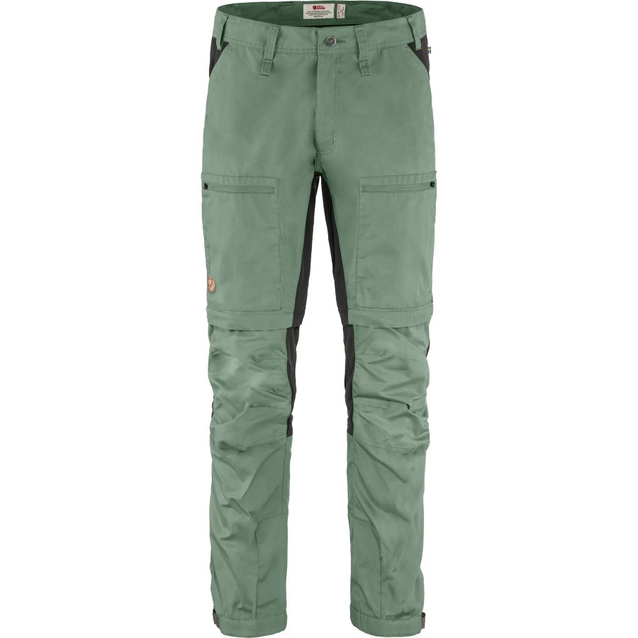 Abisko Lite Trekking Zip-Off M Reg Patina Green-Dark Grey Fjällräven