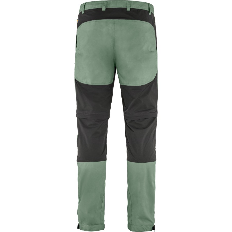 Abisko Lite Trekking Zip-Off M Reg Patina Green-Dark Grey Fjällräven