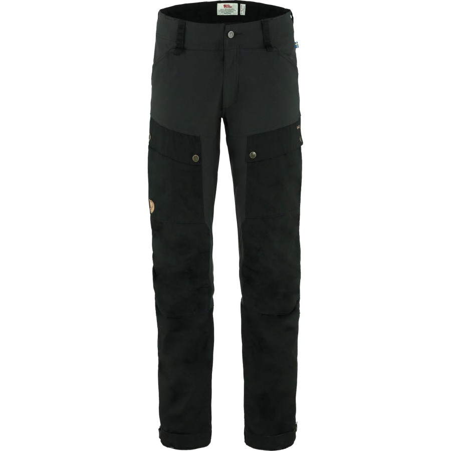 Black-Stone Grey Keb Trousers M Long Fjällräven
