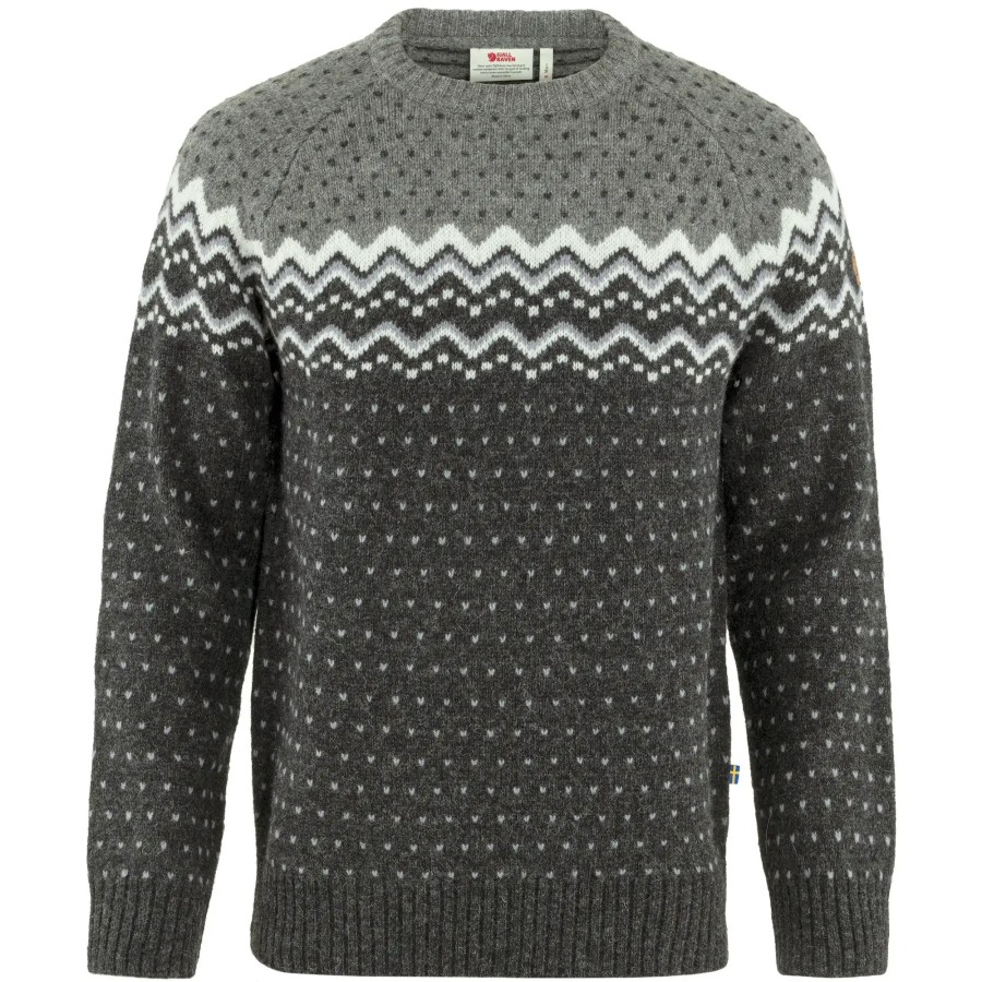 Fjällräven Övik Knit Sweater M Dark Grey-Grey
