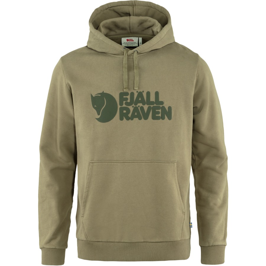 Logo Hoodie M Light Olive Fjällräven